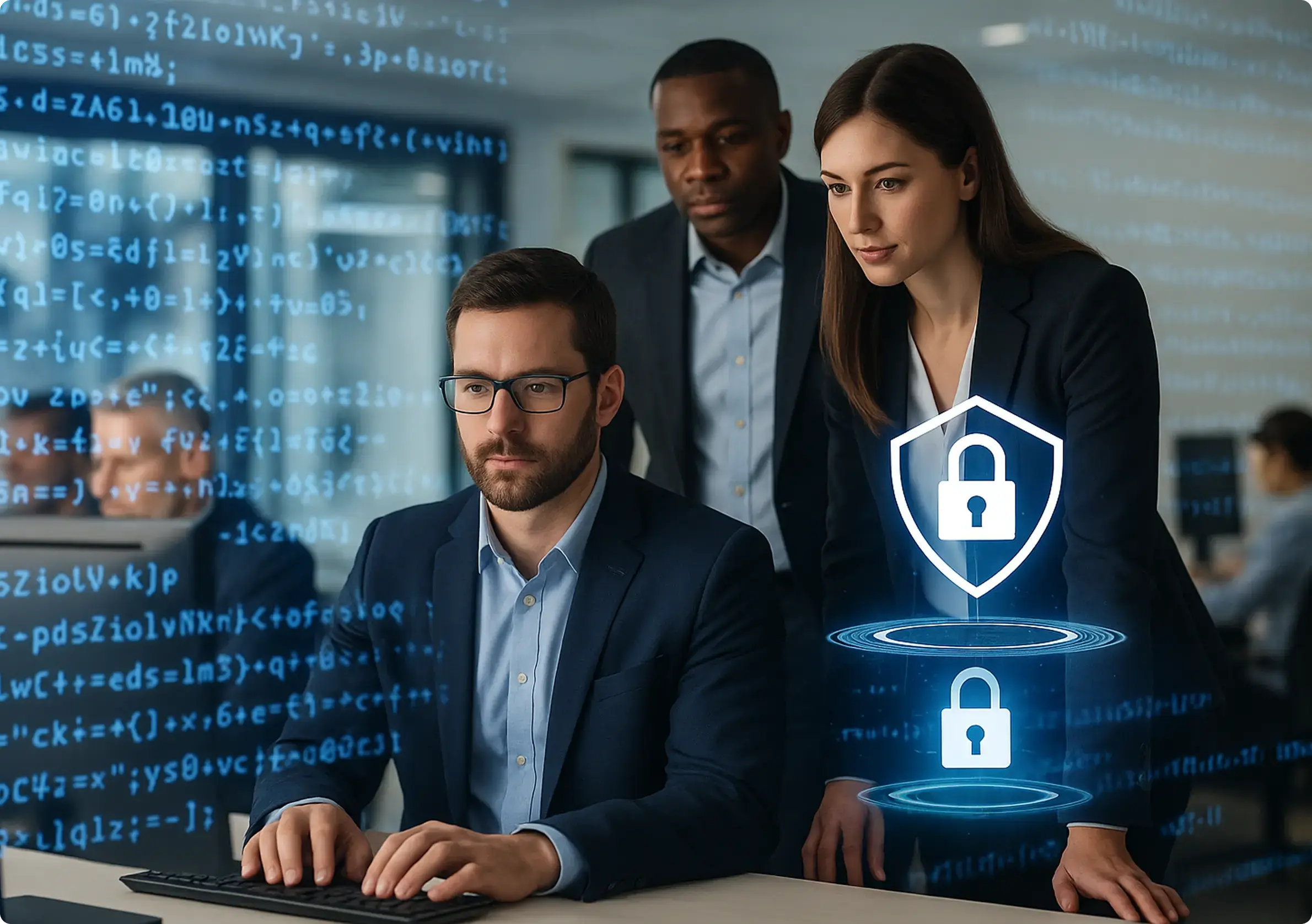 24/7 security operations center team